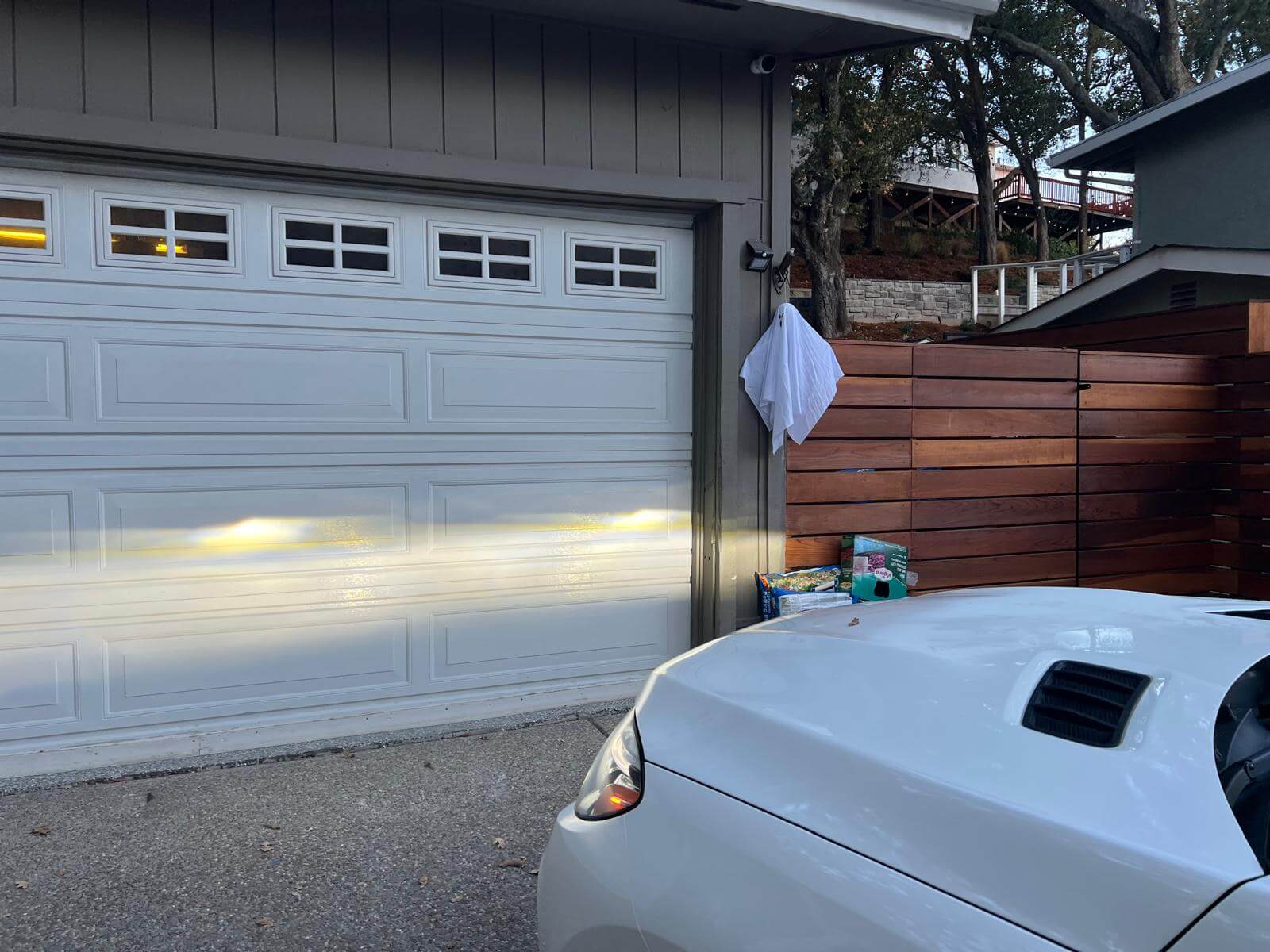 Garage door installation