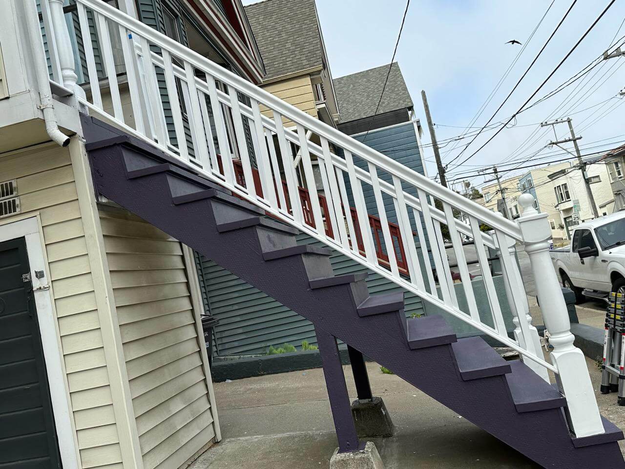 Stair restoration painting 2