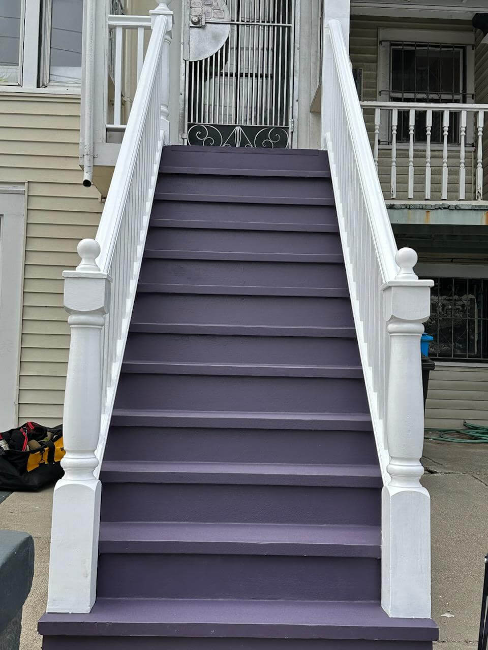 Stair restoration painting